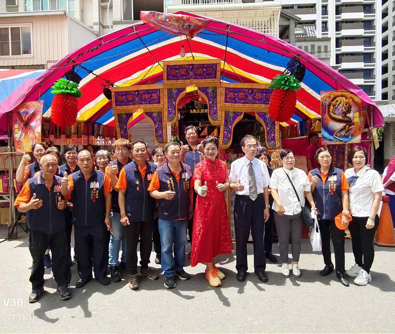 高市一炁天天元宮宮慶大會 宮主陳俞嬑：志工深入學校社區宮廟推廣道德教化