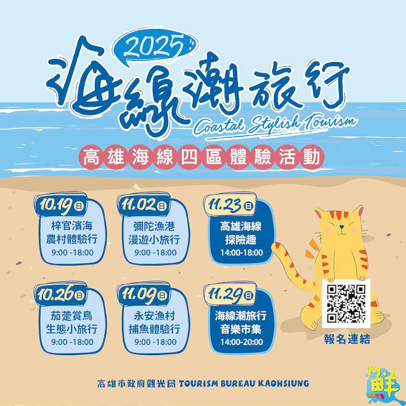 秋遊就選北高雄!「2025海線潮旅行」開放報名 四條遊程帶你一覽海線風光
