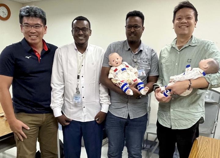 索馬利蘭哈爾格薩總醫院2醫師前進姊妹院高醫 接受為期一個月臨床進階訓練