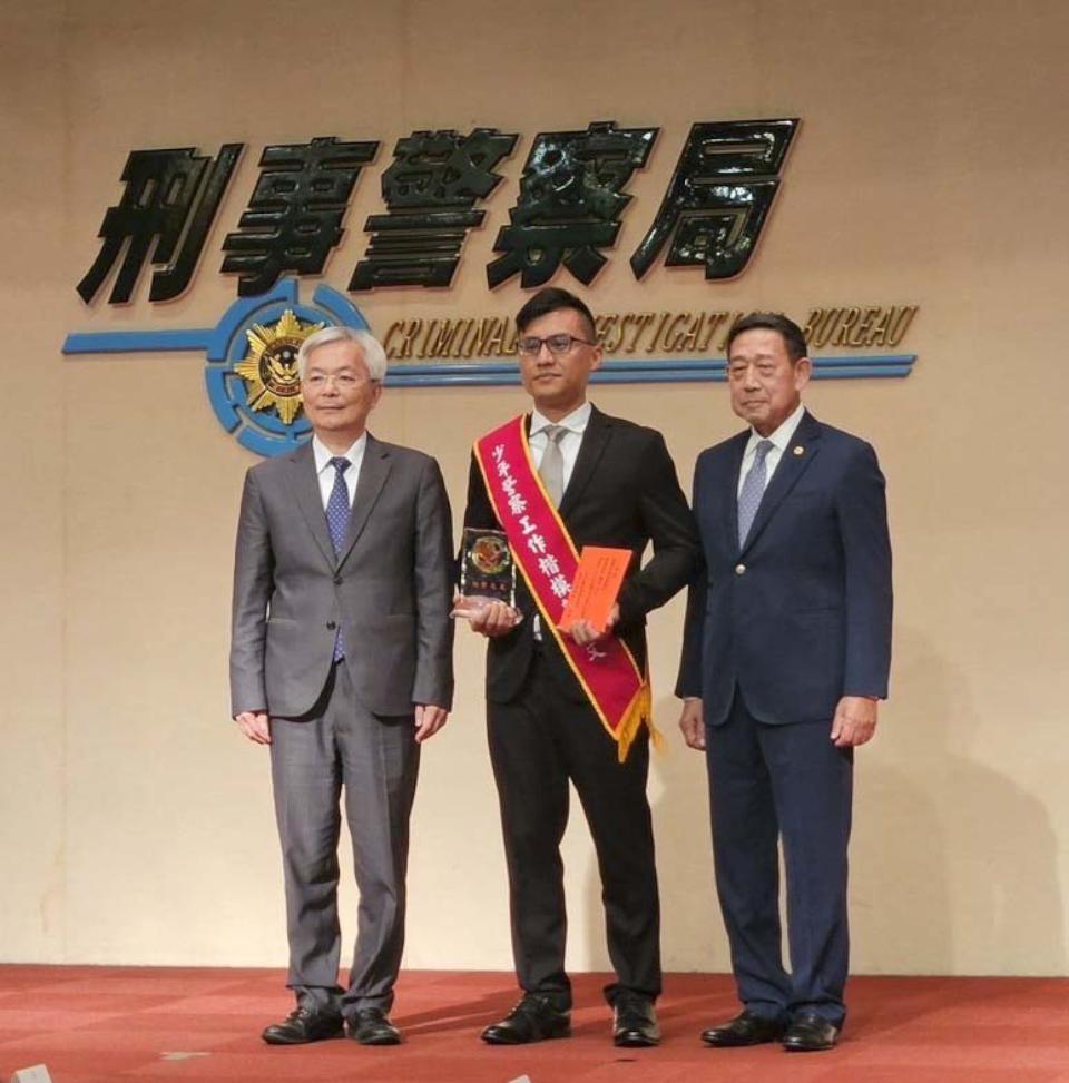 高市警局少年隊偵查佐郭博文 榮膺內政部警政署第22屆績優刑警楷模