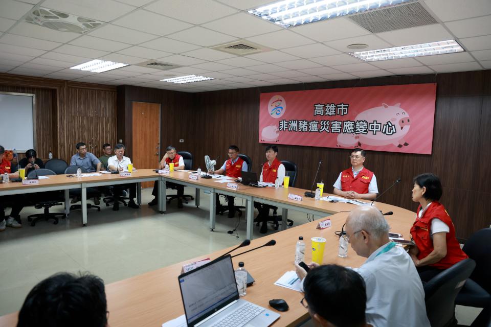 陳其邁主持非洲豬瘟應變會議 建請中央補助豬農減輕禁運禁宰農損
