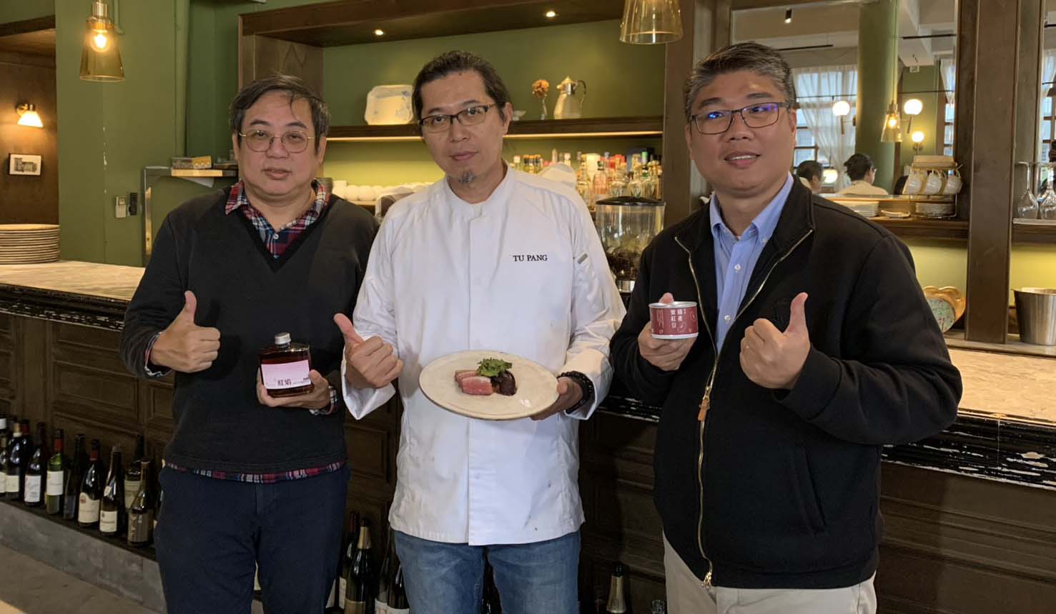 台中市餐廳綠星主廚攜手高科大取材紅豆入菜法式料理 推廣國產雜糧作物