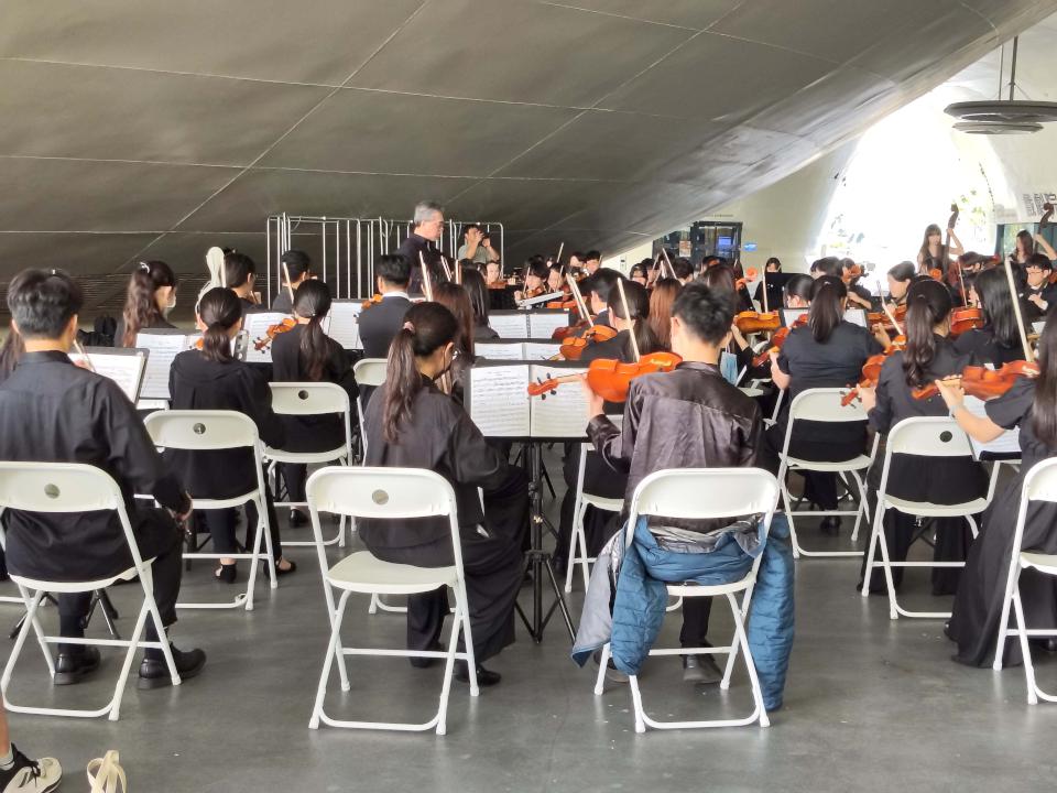 雄中第七屆高校音樂聯展 13所高中音樂班逾600生齊聚衛武營展學習成果