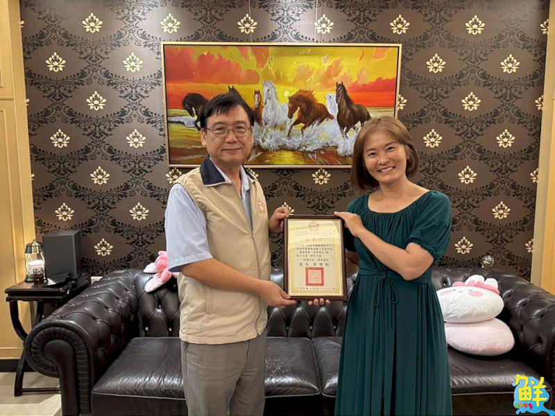 高雄榮服處感謝橋頭馬術中心董事長捐款 溫暖慰助榮民眷