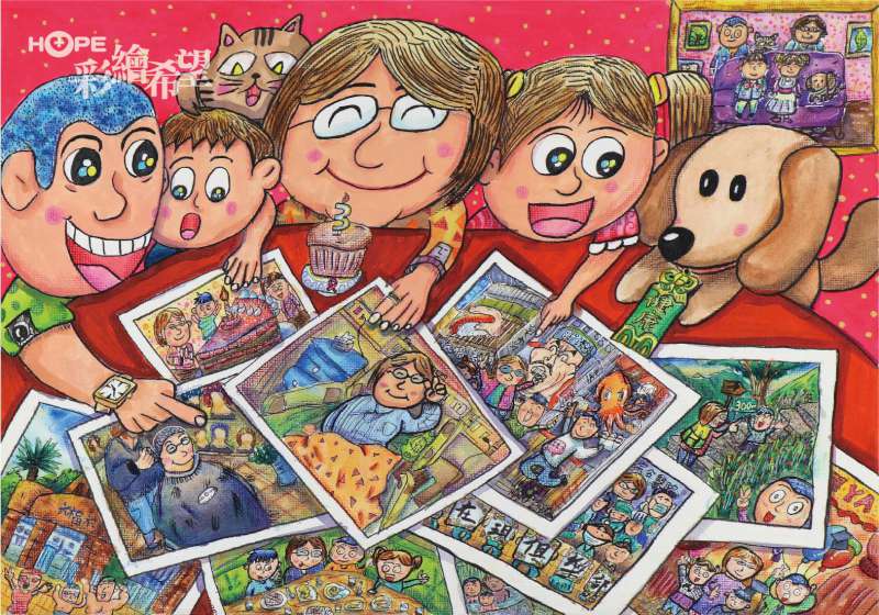 癌症希望基金會2025年第10屆《彩繪希望》畫展 首站巡迴高醫岡山醫院