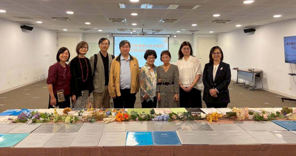 高市圖受贈已故音樂家馬水龍全集樂譜、陳主稅作品 典藏大東藝術圖館嘉惠研究