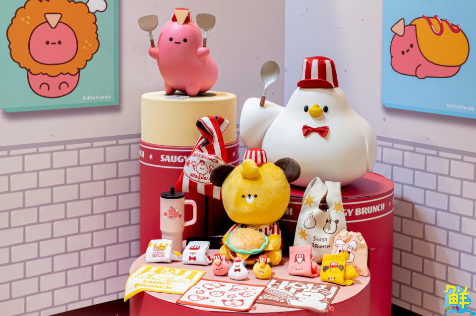 dtto friends主題快閃店於高雄夢時代正式開張 打造療癒台式早餐店氛圍