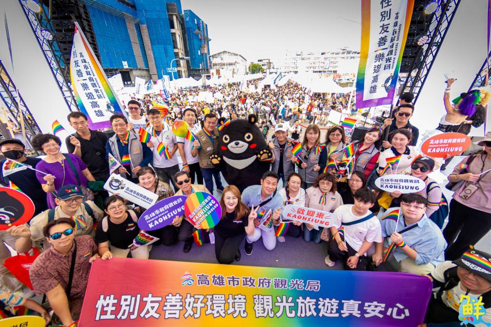 高市觀光局攜手旅宿業響應同志大遊行 共創粉紅經濟