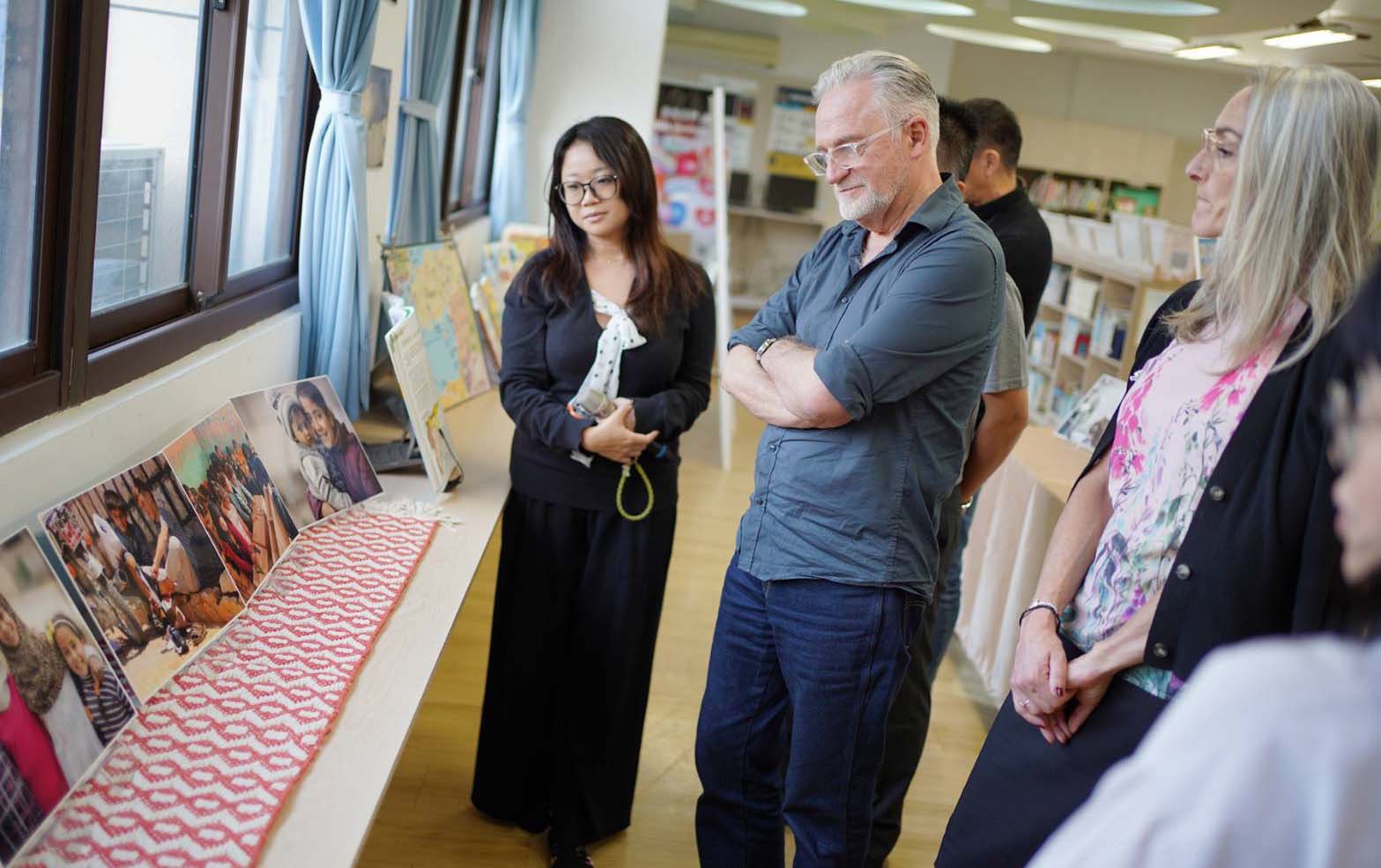 高市左營區文府國中一年級學生與敘利亞筆友通信 吸聯合國教科文組織主席造訪觀課