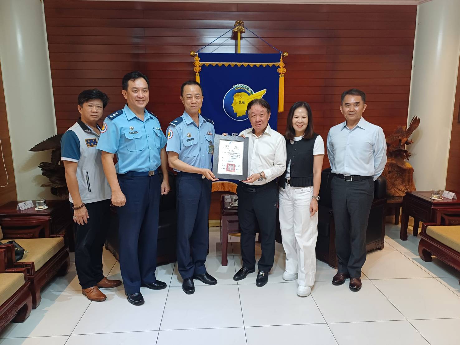 仙資堂生技敬軍慰問空軍官校　感謝官兵守護家園無私奉獻