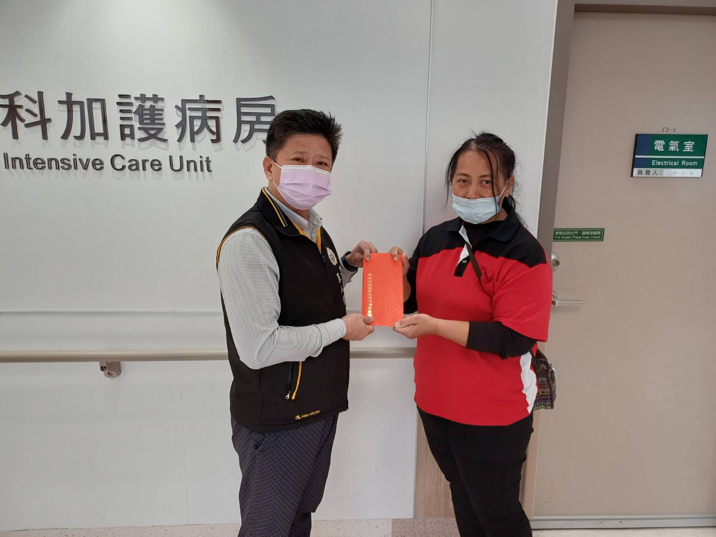 杜姓中士住院治療　高市軍人服務站轉達關懷致贈慰問金